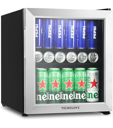 Amazon | Shelddi 冷蔵庫 93L コンプレッサー式 透明ガラスドア