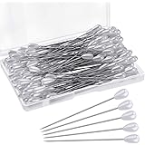 220p Corsage Pins, Boutonniere Pins, Boutineer Pin, White Pearl Pins, Wedding Bouquet Pins for Jewelry, Flower DIY Crafts