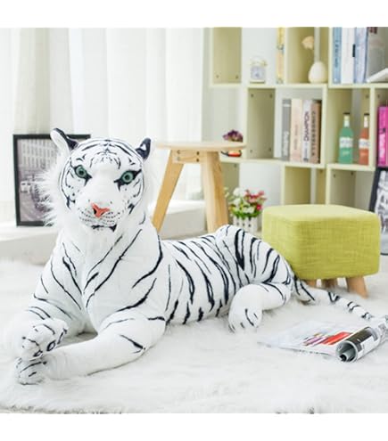 Amazon.co.jp: MILEE 虎/ホワイトタイガーぬいぐるみ WhiteTiger Plush