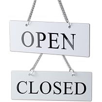 Amazon | かたちラボ オープンクローズ看板 サインボード open closed