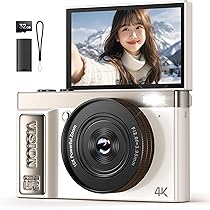 4Kデジタルカメラ デジカメ 4K動画撮影 6800万画素 コンパクトオートフォ Amazon | デジカメ 4K 6400万画素 30FPS デジタルカメラ AF
