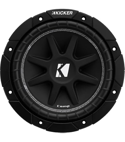 Amazon.co.jp: KICKER CompRT 6.75インチ(165mm) サブウーファー、DVC
