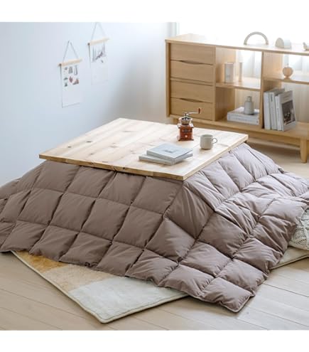 Amazon｜東京西川 正方形サイズ サンダーソン（Sanderson）羽毛こたつ