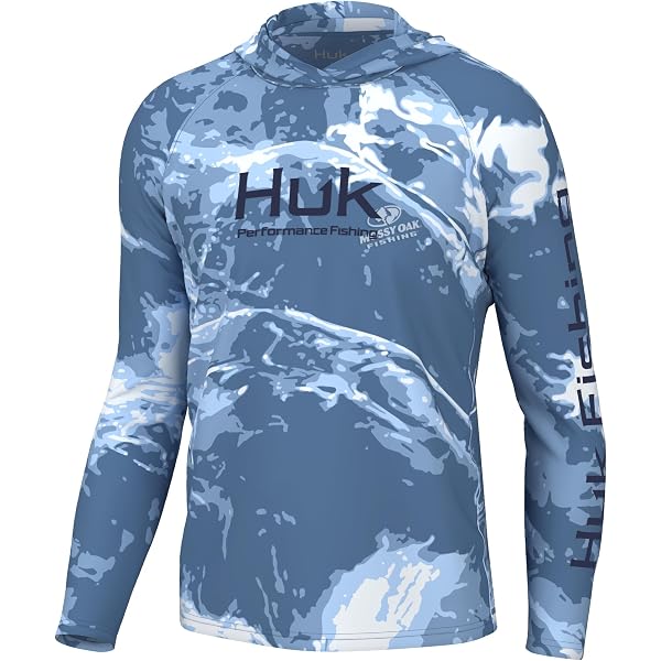 Amazon.co.jp: HUK メンズ Icon X Camo パーカー | Upf 50+ 長袖