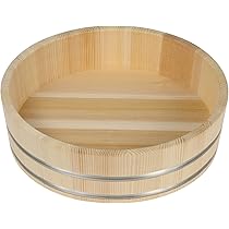 Amazon.co.jp: 【檜王】 木曽さわら 飯台 27cm 木製 寿司桶 日本製