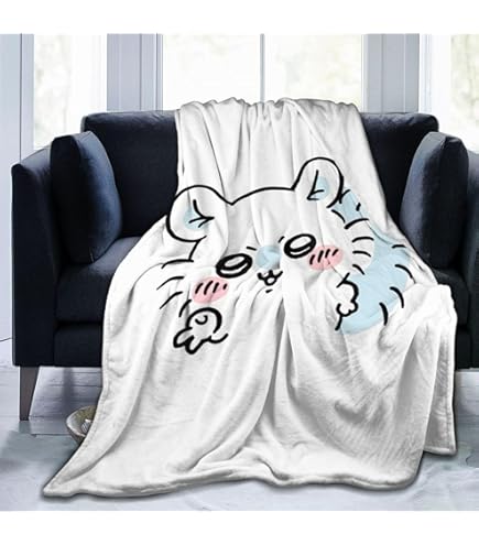Amazon｜ちいかわ モモンガ 毛布 ブランケット フランネル 大判 超極細