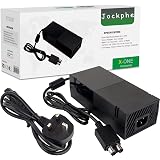 [Jockphe] XBOX ONE 用AC アダプター に適用する Xbox One自動電圧100-240V用ACアダプター電源ケーブル充電器コード交換キット（ブラック）