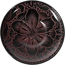 漆器 花柄彫刻茶櫃 鎌倉彫・茶櫃・No.161205-06・梱包サイズ60 | リサイクル