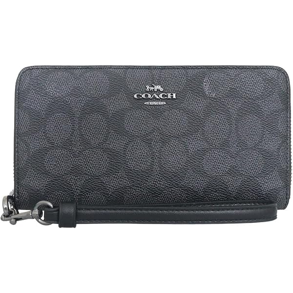 Amazon | [コーチ] 財布(長財布) FC8277 C8277 ブラック ペブルド