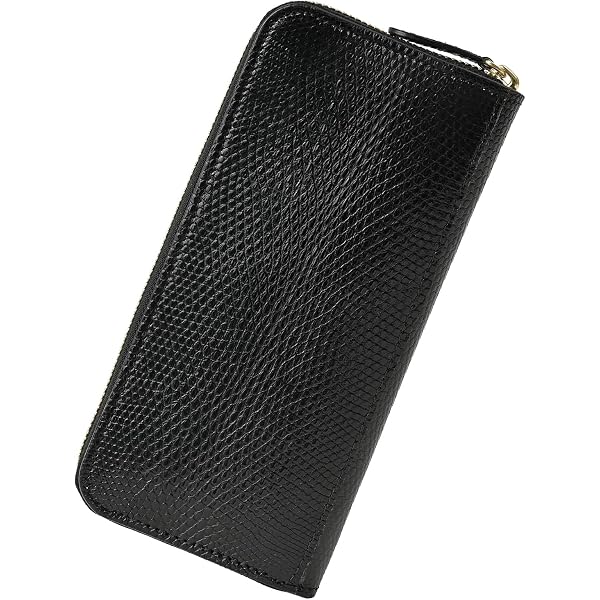 Amazon | ブラウン 日本製 リザード革 財布 メンズ レディース 長財布 