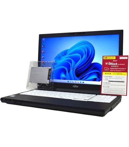 爆速SSD✨第8世代✨フルHD✨最新Windows11✨ノートパソコン カメラ付 Amazon.co.jp: 【整備済み品】 富士通 ハイスペックノート