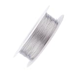 304ステンレススチールワイヤー 0.2mm 328フィート ソフトスチールワイヤー ソリッドベアステンレススチールワイヤー シングルストランド ラッシングソフトアイアンワイヤー 防錆クラフトワイヤー