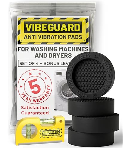 Under Washing Machine Mat - 63" X 36" Large Non-Slip Waterproof Pad With Rubber Backing, Noise Reducing