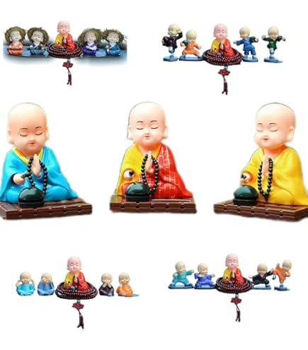 Amazon.co.jp: HOHOUNCSY お坊さん 陶器製 置物 僧侶 オブジェ