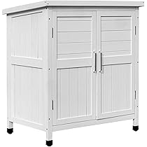 Amazon | OSJ 木製 物置 屋外 大型 倉庫 ガーデン 収納庫 天然木 杉