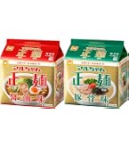 Amazon.co.jp: マルちゃん マルちゃん正麺 豚骨味 5食パック 89g×5食×6