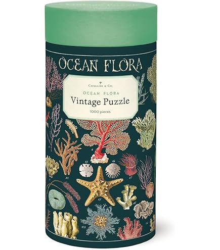 Amazon | Cavallini - ビンテージジグソーパズル - 1000ピース