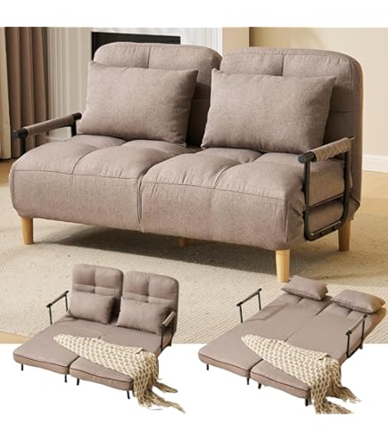 【ベージュ】折りたたみソファー ソファベッド　1人掛け 省スペース　硬め ベージュ】折りたたみソファー ソファベッド 1人掛け 省スペース