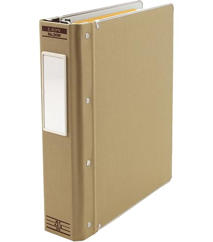 Amazon | ライオン事務器 バインダー MP式 A4S 500枚 BD-320K ブルー
