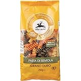 ALCE NERO(アルチェネロ) 有機 トリコロール フジッリ 250g (オーガニック イタリア産 3色パスタ ゆで時間11分)