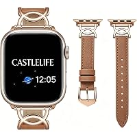 Amazon.co.jp: [CASTLELIFE] コンパチブル Apple Watch バンド レザー