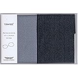東レ トレシー リバーシブルクロス PM63B/G（ブラック× グレー） 24×24㎝ メガネ拭き