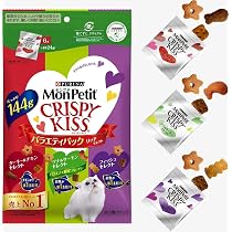 モンプチ　クリスピーキッス　バラエティパック 猫用おやつ　３１袋　バラ売り不可 Amazon.co.jp: モンプチ クリスピーキッス 猫用おやつ バラエティ