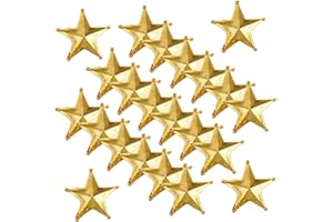 FIXOSHEE 50個クリスマスツリー装飾用ゴールドスター トップパーツ ミニ星