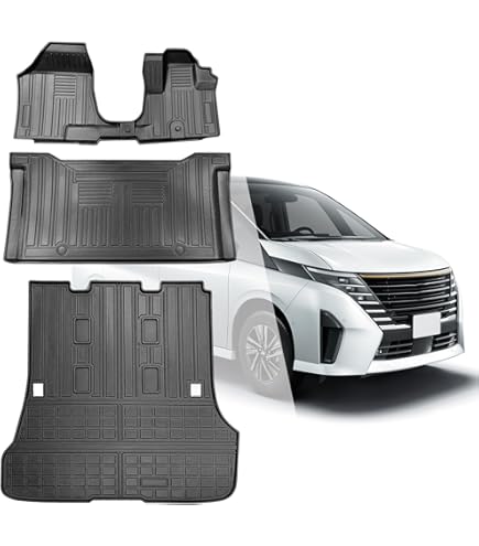 セレナC27 2016~ ※e-POWER非対応 ３Dフロアマット Amazon | 「MENIIKAR」日産 セレナC27 EPOWER 対応専用のフロアマット