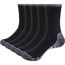 5足【Munsingwear】紳士靴下 リブソックス 黒 クルー丈25〜27 ソックス メンズ 靴下 5足セット 25-27cm リブ編み 無地 黒