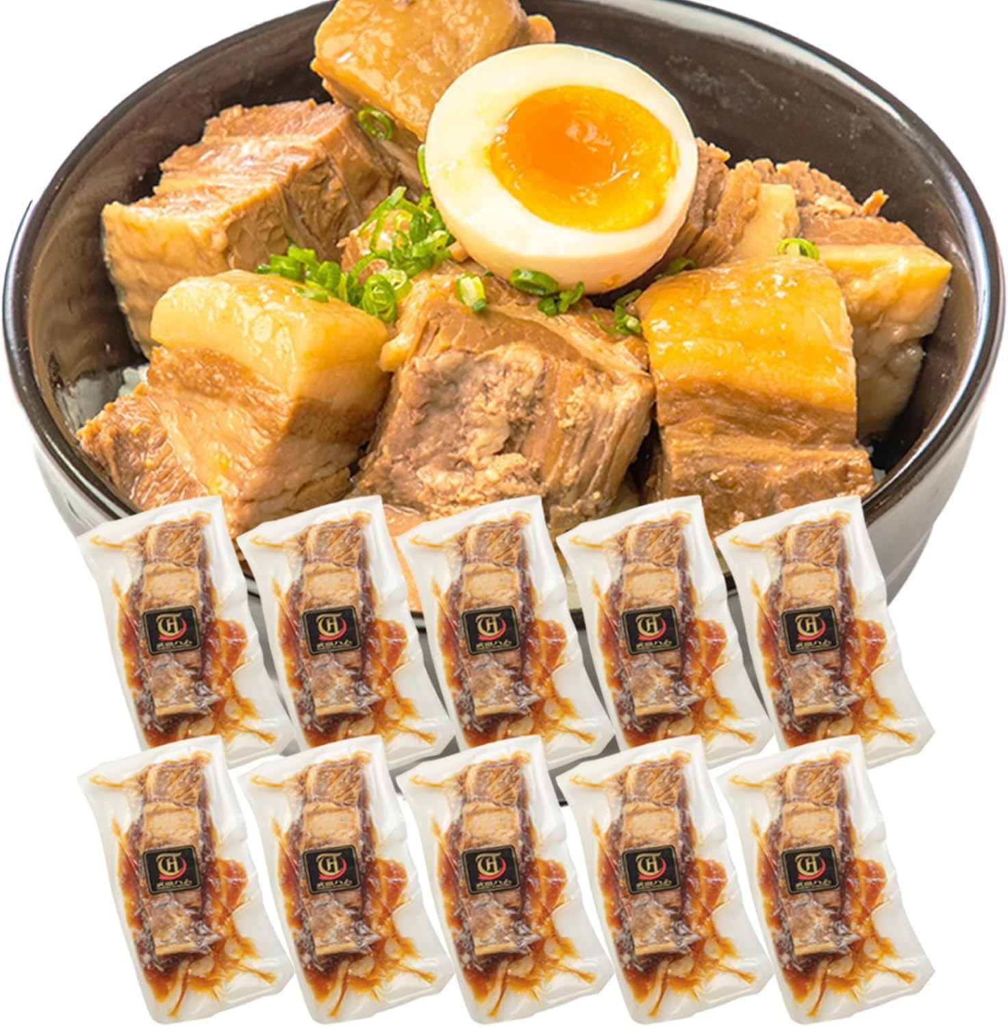 【ブラックフライデー】【50%OFF】【4,280円】 武田ハム 国産 業務用 豚角煮セット 2kg(200g×10パック) 【送料無料】