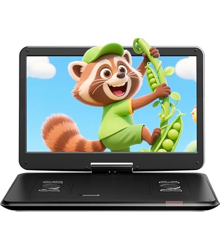 Amazon | Jekero ポータブルDVDプレーヤー 16.9型 液晶14.1インチ超大