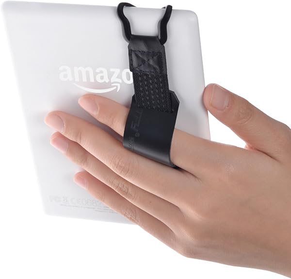 TFY 安全ハンドストラップ +レザーベルト ホルダースタンド 対応 - Kindle Voyage, 6 インチ/Kindle Paperwhite, 6 インチ/Kindle Fire 6 インチ - 1