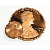 Giant Novelty Penny Fake Jumbo Coin by 