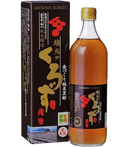 Amazon.co.jp: 坂元のくろず [トクホ] 坂元醸造 天寿りんご黒酢700ml
