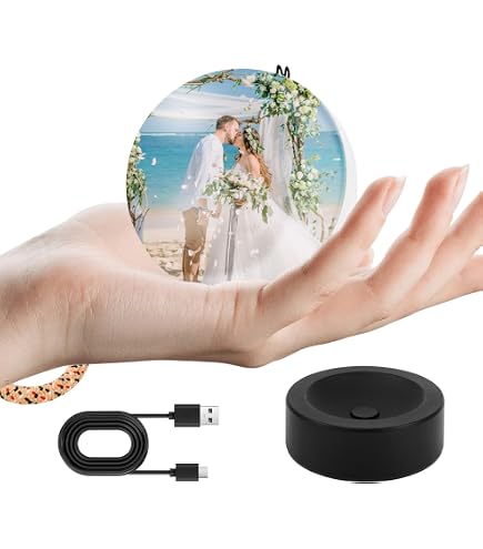 Memory Orb - Sfera Video Personalizzabile Con Display 3D, 2.7 Pollici, Carica Video E Foto Per Regali Indimenticabili