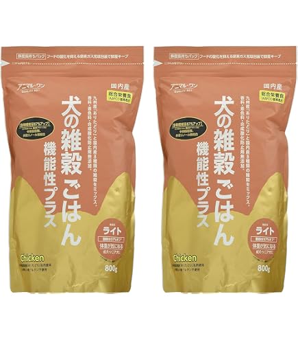 Amazon.co.jp: アニマル・ワン ドッグフード 犬の雑穀ごはん 機能性