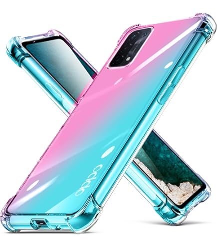 Amazon.co.jp: OPPO A54 5G ケース クリア 耐衝撃 透明 グラデーション