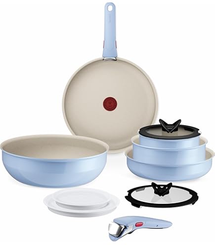 T-fal Ingenio Neo Royal Blue Intense Set 9 : Amazon.sg: Home