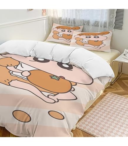 Amazon｜寝具カバーセット クレヨンしんちゃん 布団カバ 3点セット 4点