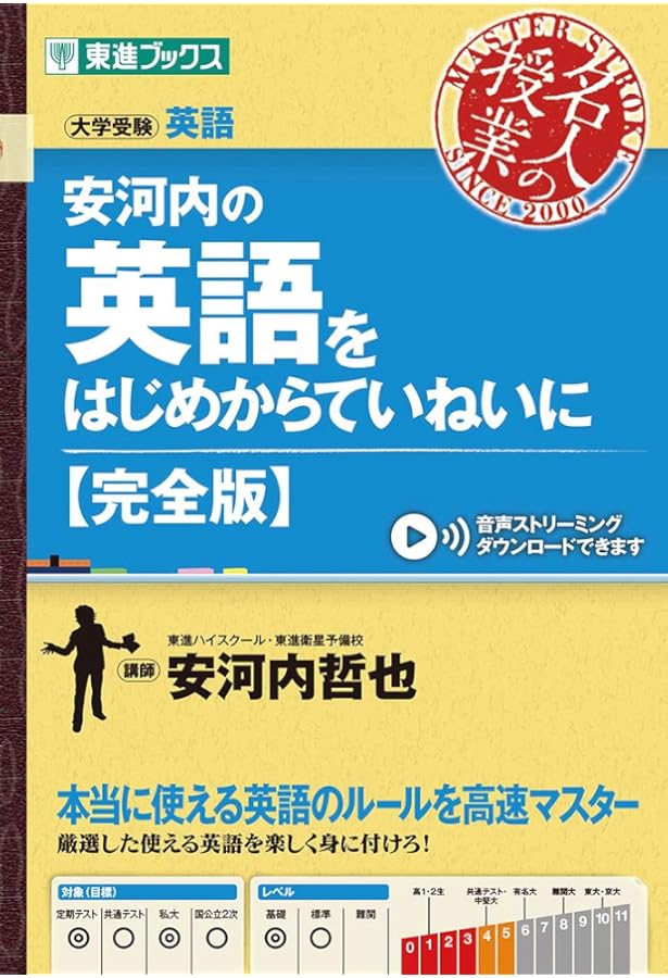 安河内の新英語をはじめからていねいに 1入門編 (東進ブックス 名人の