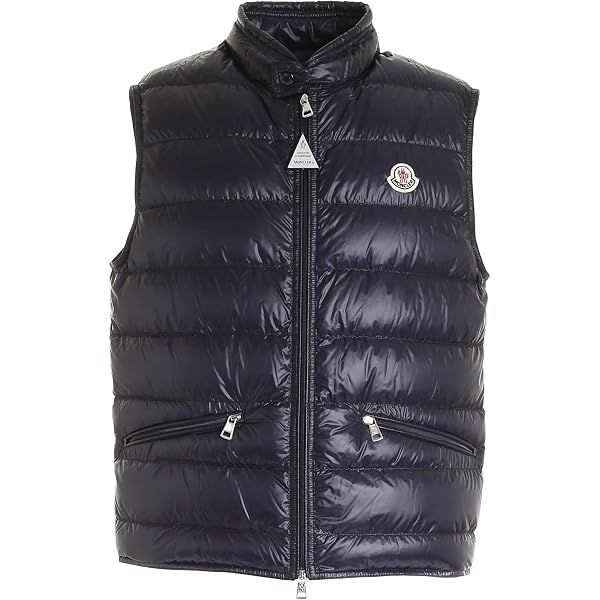 Amazon | (モンクレール) MONCLER ダウンベスト アウター ネイビー