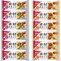 Amazon.co.jp: ケロッグ 素材まるごとプロテインバー ベリー&ナッツ