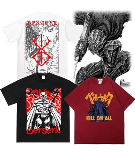 Amazon.co.jp: ベルセルク Tシャツ ガッツ柄 L : ファッション