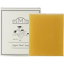Amazon | reMio アルガンクレイ石鹸(100g) 全身に使える 子供も