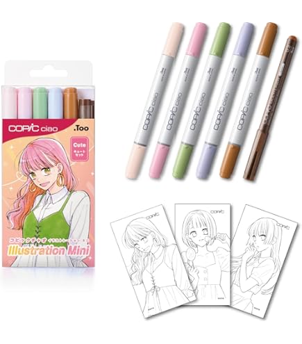 Amazon.co.jp: Too コピック チャオ 12色セット : 文房具・オフィス用品