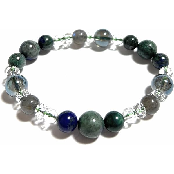 hedgehog◆ハックマナイト×あこや真珠ブレスレット✧14kgf 14kgf エレガントな真珠と宝石質ホワイトベリルのブレスレット