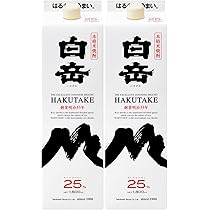 Amazon.co.jp: 高橋酒造 白岳 米焼酎 25度 1800ml.hn.e797