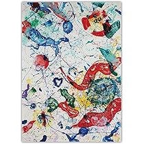 Amazon.co.jp: サム・フランシス ポスター 抽象絵画 キャンバス