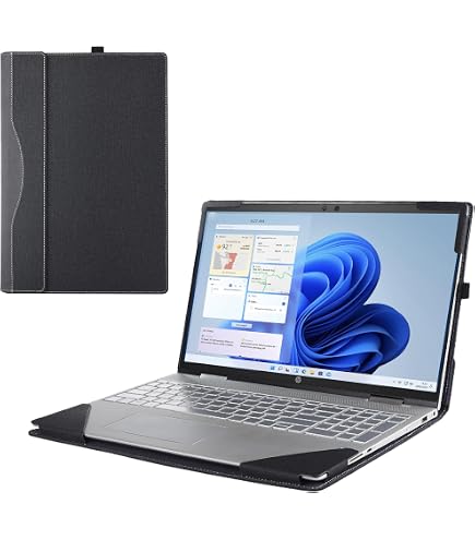 Housse Pour Ordinateur Portable Lenovo V15 G4 - Protection En Cuir Synthétique, Couleur Rouge - 10